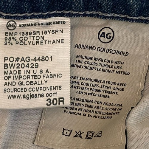AG Adriano Goldschmied - The Legging Ankle Skinny Raw Hem Jeans - size 29 - Picture 3 of 9