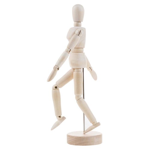 Skizze Zeichnung Kunstmodelle Figurmodell Holzspielzeug Actionspielzeug Figuren Schaufensterpuppe - Bild 4 von 21