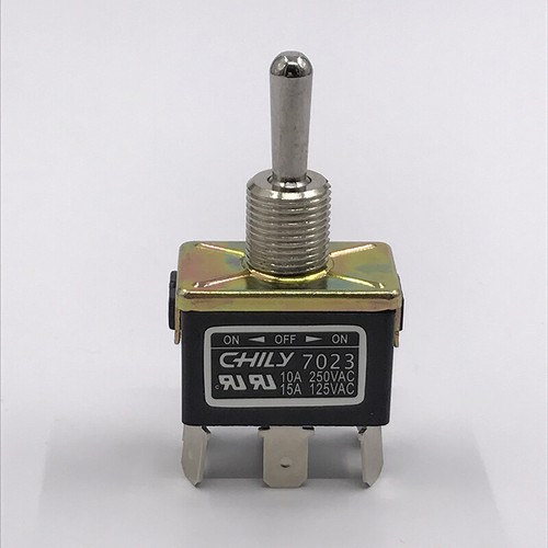 CHILY 6Pin Car Boat 10A 250V ON/OFF/ON Rocker Toggle Switch Car Dash Light Metal - Picture 11 of 12