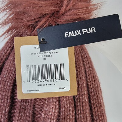 The North Face OHMEGA City Pom Wild Ginger Beanie One Size  display picture 3