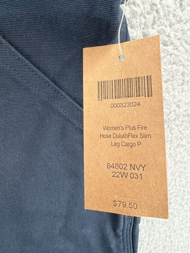 DULUTH Curvesetter Waistband Pants Women 22x31 Fire Hose Duluthflex Slim Leg - Picture 6 of 18