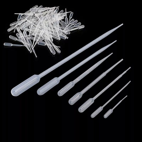 100/200Pcs Transparent Disposable Transfer Oils Pipettes Eye Dropper Plastic - Bild 2 von 13