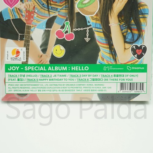 New Sealed RED VELVET JOY Hello - Special Album CD - Photo Book Version 2021 - Picture 5 of 5