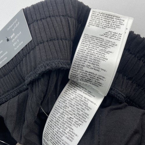 Puma Wide Leg Jogger Pants, Ribbed, Relaxed Fit, Size M, Black, RRP £55 - Picture 15 of 20