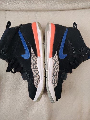Nike Air Jordan Legacy 312 Knicks shoes Size 1.5Y black blue orange AT4047-048 - Picture 4 of 12