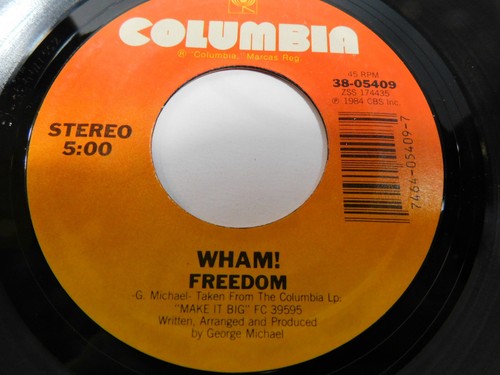 Wham! – Freedom 1985 7" Single 38-05409 - Picture 1 of 4