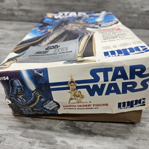 1992 Vintage MPC Ertl Star Wars Darth Vader Figure Model Kit Boxed Loose Toy - Picture 18 of 21