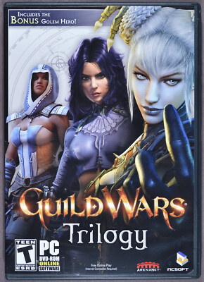 Retro PC Game - Guild Wars Trilogy [2008 Complete w/slip cover]
