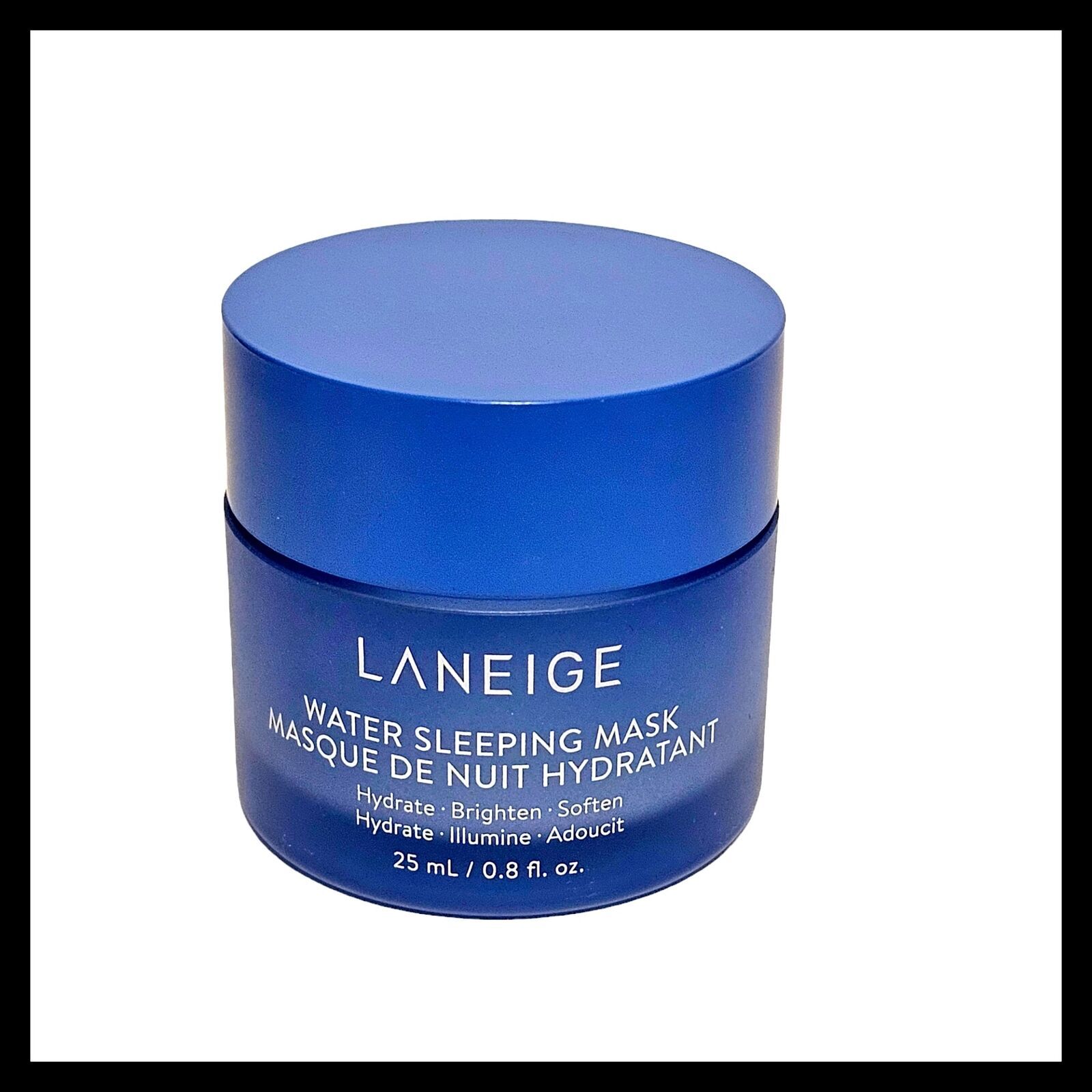 Водная маска для сна Laneige Water Sleeping Care, размер для путешествий, 0,80 жидких унций, 25 мл, новая