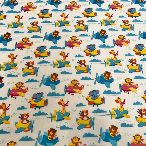 Polycotton Children's Patterns 20 Different ones sold by the metre 112cm/44"wide - Picture 45 of 49