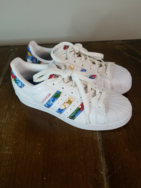 adidas superstar floral ebay