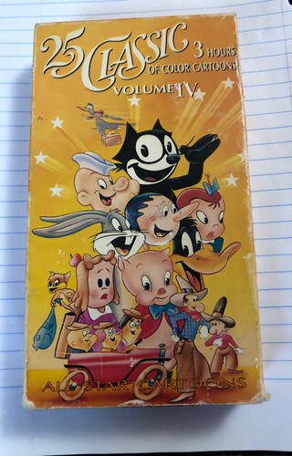 25 Classic of Color Cartoons Volume IV 4 VHS 1991 3 Hours - Picture 1 of 14