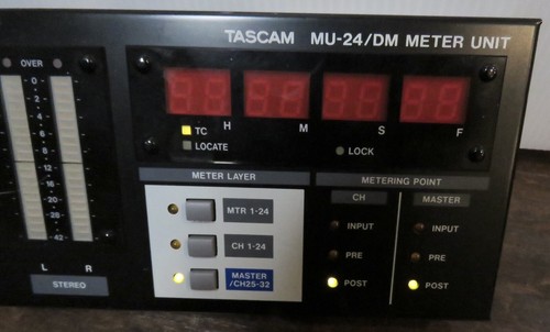 Tascam MU-24 /DM Meter Bridge w / Cable - Picture 2 of 7
