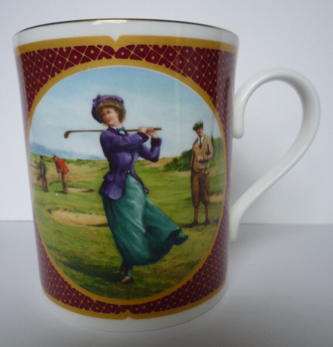 Royal Worcester Golfing collection große Tasse cup Kaffee Tee Melvyn Buckley