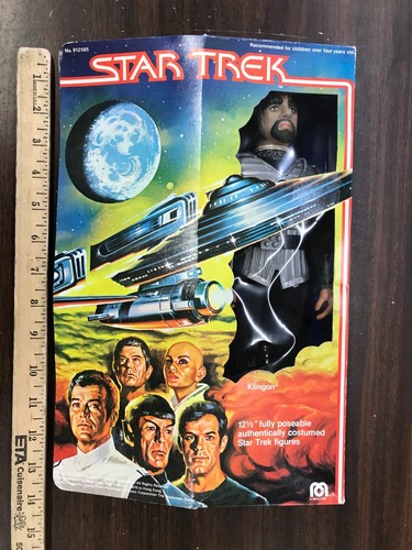 Star Trek The Motion Picture KLINGON Mego 12" Action Figure 1979 new in box - Picture 7 of 7