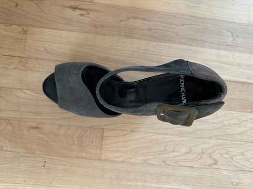 Pierre Hardy Colorblock Women's Suede Platform Sandals Size 40 - Picture 2 of 6