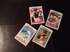 MLB BASEBALL Oakland Athletics Rookie Card Lot 4 pc SCORE 1991 NM