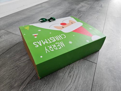 New Blank Christmas Gift Box, Red, Green, Xmas, Santa - Picture 15 of 16