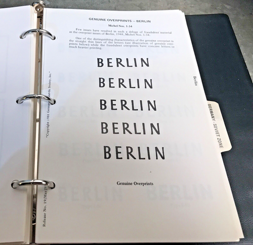 Germany Philatelic Ref Manual of Forgeries Bohne Vol 7 L 1st Ed #174 N Mt 1987 - Picture 10 of 18
