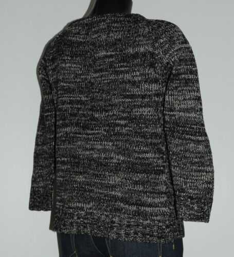 Sweater Black and White Streaked Zara Knit SIZE S Very Good Condition - Picture 2 of 3