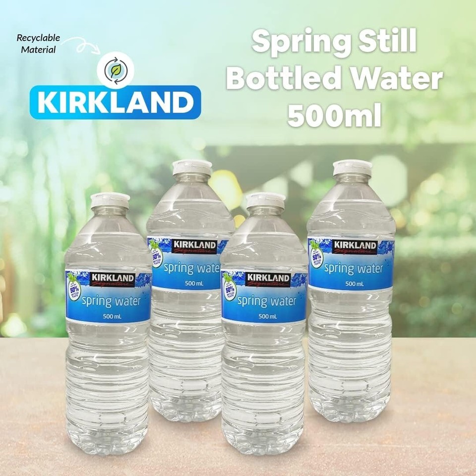 Bulk Kirkland Spring Still bottled Water 500ml water multipack, Fresh Water eBay
