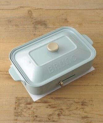 BRUNO Compact Hot Plate White BOE021-WH AC100W Flat / Takoyaki 