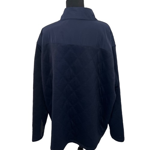 Chaqueta Cremieux Para Hombre 3XT Cremallera Completa Acolchada Azul Oscuro $115 - Imagen 11 de 13
