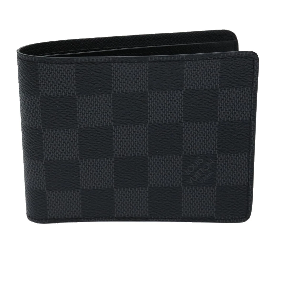 LOUIS VUITTON Damier Graphite Portefeuille Slender Wallet N63261 LV Auth  31031A