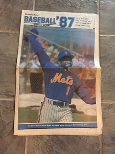 1987-Baseball-Preview-Newspaper-New-York-Mets-Mookie-Wilson