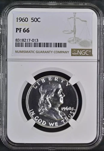1960 Proof Franklin Half Dollar - NGC PF66