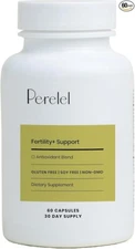 Perelel CoQ10, Acai Berry Supplement for Fertility Support for Women 60 New!