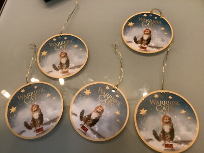 5x Warrior Cats      Anhänger Christbaum cirka 8cm Beltz & Gelberg  NEU    