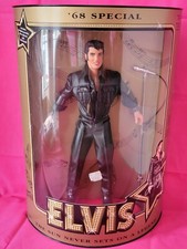 1993 Hasbro Elvis Presley '68 Special Doll Sun Never Sets On A Legend NRFB