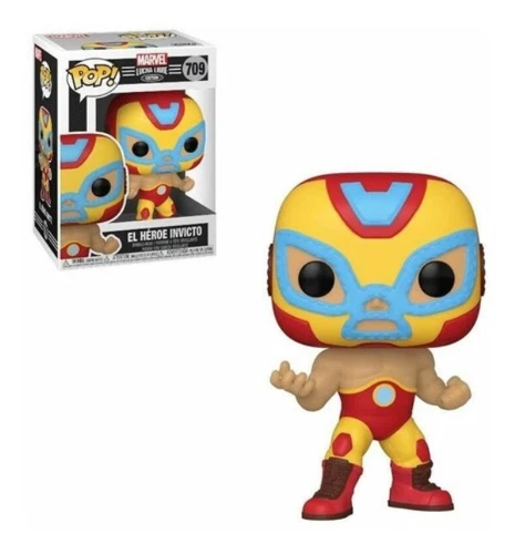 FUNKO POP MARVEL LUCHA LIBRE EDITION 709 EL HEROE INVICTO DA COLLEZIONE