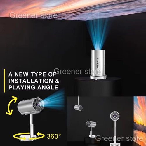 Elevate Smart Video Projector 1080P HD 4K WiFi Bluetooth 3D Portable Office Home - Picture 12 of 16