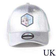 Image of Disney Frozen 2 Elsa Badge Adjustable Cap Unisex Genuine Quality Silver/Metallic