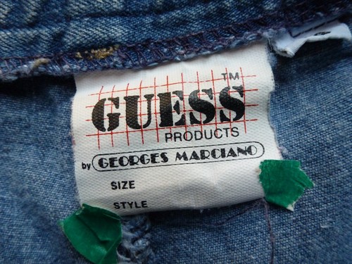 Vintage 80s Guess Mom Jeans 25x26 High Waisted Pleated Denim Pockets Unique RARE - Picture 10 of 15