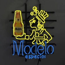 Modelo Especial Beer Neon Sign 24"x20" Light Lamp Garage Man Cave Artwork SY