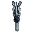 Cast Iron Zebra Wall Hook Hanger 13cm