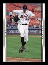  Oliver Perez 46 Mets Baseball 2007 Upper Deck 826 Sports Trading Card 
