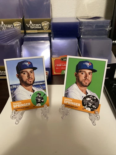2022 Topps Archives Background Replacement Variation George Springer ~Blue Jays