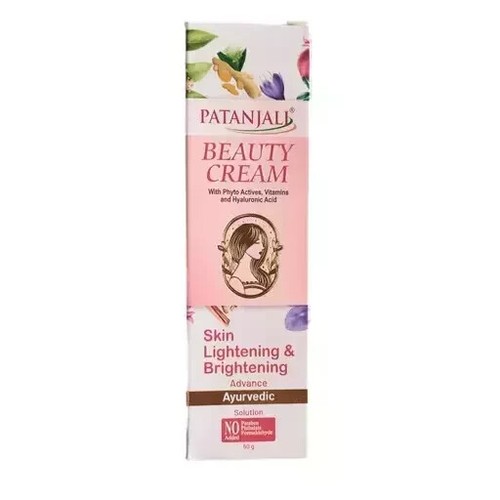 Patanjali Beauty Cream For Skin 50gm Glow skin PACK OF 02 Free Shipping World - 第 2/2 張圖片