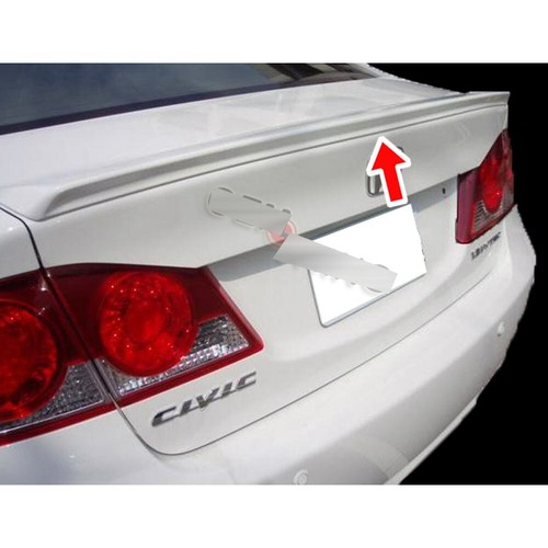 Painted NH700M Fit FOR Honda Civic 8th 4D Sedan P Style Rear Trunk Spoiler 06-11 - Picture 5 of 6