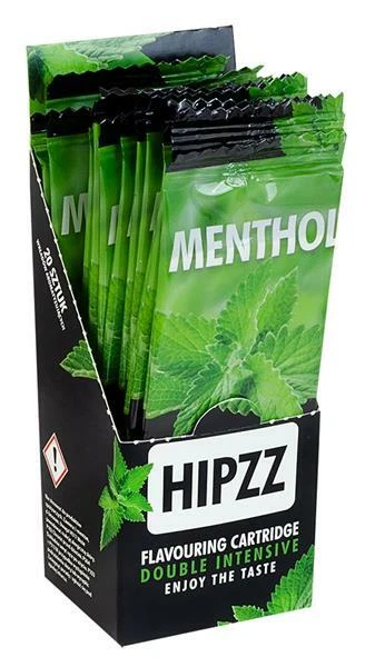 Menthol Aromakarten HIPZZ 20 Stück (wie Rizla) - Flavor Cards / Aroma Karte