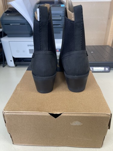 Pick SIZE / Teva Womens Anaya Chelsea Black Leather Boots - 1103230 - Picture 5 of 8