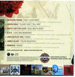 TURN IT ON Mraz Blunt Butler OAR Cutie Risng LISTEN CD - Imagen 2 de 2