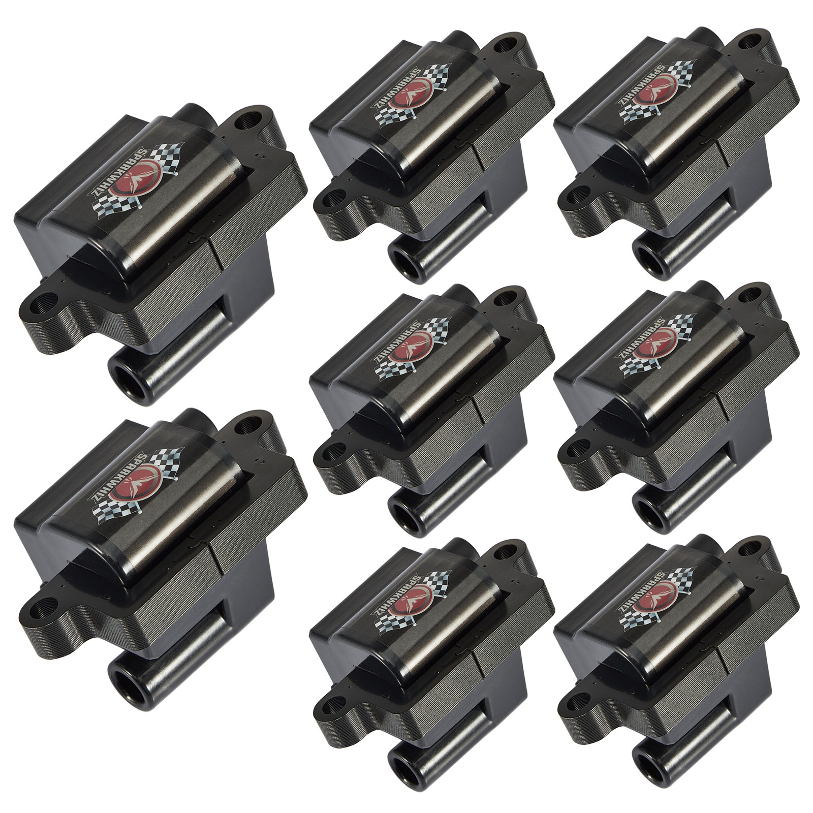 8PCS Ignition Coil + Spark Plug + Wires For Chevy GMC 4.8L 5.3L 6.0L 8.1L UF271