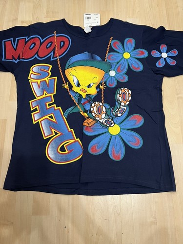 VGT Neu mit Etikett Looney Tunes 90s Tweety Bird Shirt USA W 18/20 Hiphop Street Wear selten - Bild 3 von 10