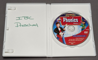 Rock 'N Learn 2-DVD Lot - Kindergarten + Phonics Volume 1 - Ages 3