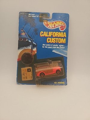 Hot Wheels California Custom '40s Woodie with Real Riders | eBay